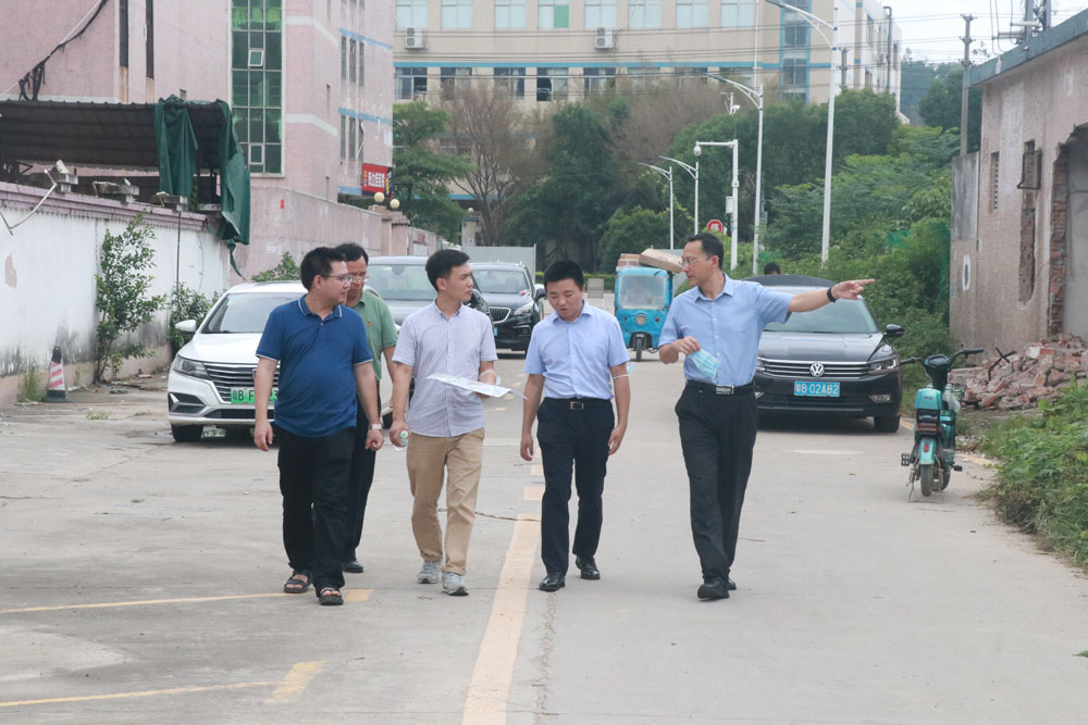 8月4日，坪山区城市更新和土地整备局局长携业务科室负责人调研沙湖土地整备利益统筹项目.jpg